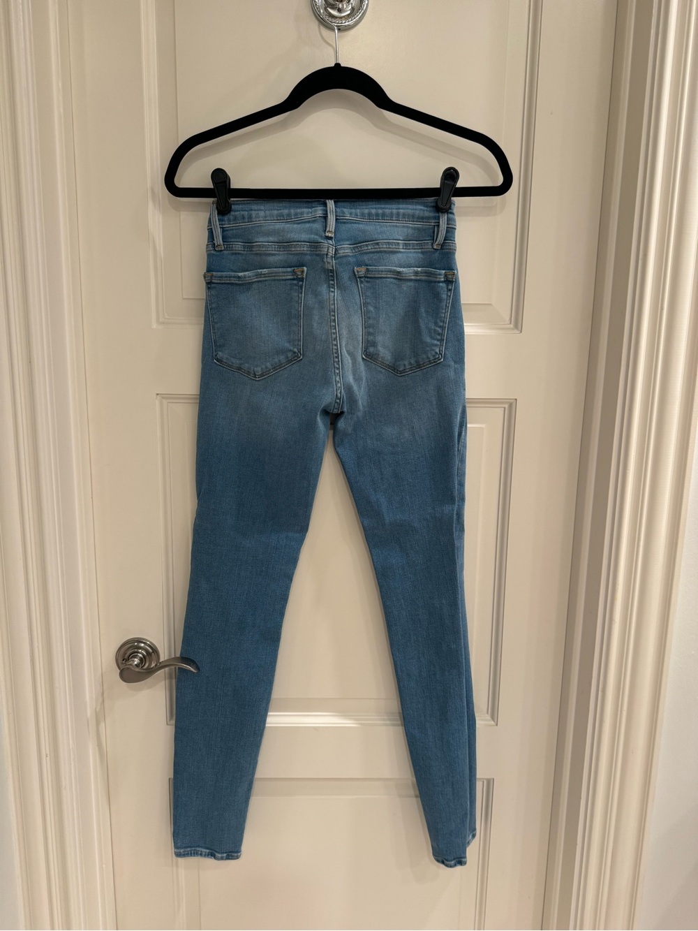Frame Le High Skinny faded high-rise skinny jeans - Picture 5 of 6
